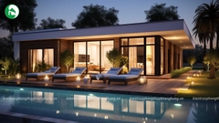 Villa 1 tầng cho gia đình
