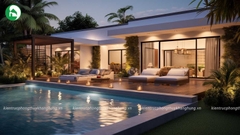 Villa 1 tầng cho gia đình