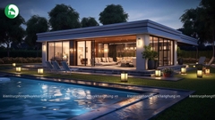 Villa 1 tầng cho gia đình