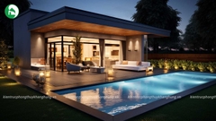 Villa 1 tầng cho gia đình