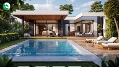 Ý tưởng villa 1 tầng