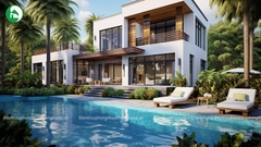 Biệt thự 2 tầng hiện đại, sang trọng