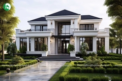 Nhà vườn mái Nhật sang trọng