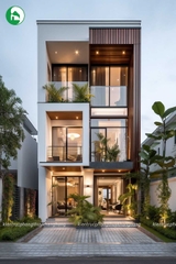 Nhà phố 3 tầng hiện đại