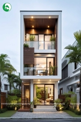 Nhà phố 3 tầng hiện đại