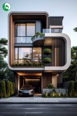 Nhà phố 3 tầng thiết kế độc đáo