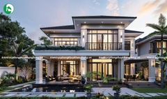 Nhà Vườn Mái Nhật 2 Tầng Sang Trọng