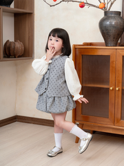 Áo sơ mi trắng vải thô boi thêu