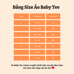 Áo thun baby tee dài tay đỏ nơ đen xinh xắn