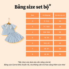 Set kẻ hồng cổ PP