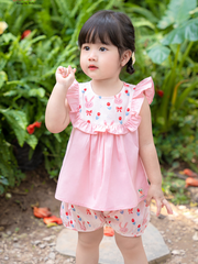 Bộ cộc cánh tiên thỏ hồng