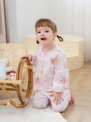 Bộ dài thỏ và dâu hồng