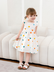 Váy 2D cánh tiên tim cam 2T