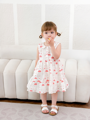 Váy cổ sen đuôi cá mèo mây