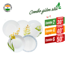 Combo giá tốt-Đĩa thủy tinh tròn lớn Diva Laopala 270