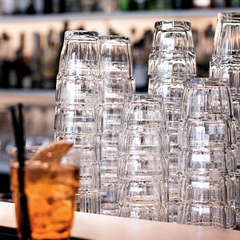 Ly thủy tinh chịu nhiệt Rock bar 27 cl hồng đào