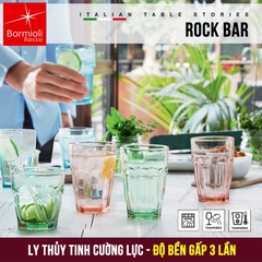 Ly thủy tinh chịu nhiệt Rock bar 27 cl hồng đào