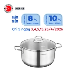 Nồi nấu bếp từ inox cao cấp Korkmaz Perla 3.5 lít - Ø20x11cm - A1655