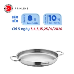 Chảo bếp từ omelette inox cao cấp Korkmaz Proline 24 cm - A1185