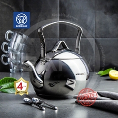 Ấm inox cao cấp Korkmaz Tombik 3.5 lít - Ø17x20cm - A094