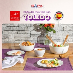 Đĩa thủy tinh oval lớn Toledo 30 cm