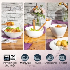 Chén cơm thủy tinh sâu Toledo 12 cm