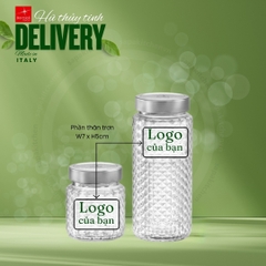[Combo 2 TẶNG 1] Hũ thủy tinh nắp vặn Delivery 300ml