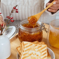 Hũ thủy tinh tròn nắp cài inox 0.5L - SAPATA