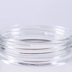 Hũ thủy tinh tròn nắp vặn inox 0,75L - SAPATA