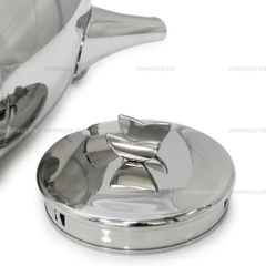 Bình trà, ấm trà inox 18/10 Korkmaz Butterfly 2.3 lít - A026