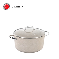 Nồi chống dính Korkmaz Granita 5 lít - Ø24x12.5cm - A1261