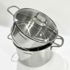 Bộ nồi xửng hấp inox 18/10 Korkmaz Perla 24cm-A1522