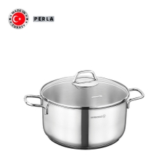 Nồi nấu bếp từ inox cao cấp Korkmaz Perla 5.5 lít - Ø24x12cm - A1657