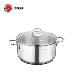 Nồi nấu bếp từ inox cao cấp Korkmaz Perla 6.8l - Ø26x13cm - A1571