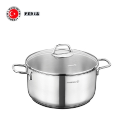 Nồi nấu bếp từ inox cao cấp Korkmaz Perla 8.5 lít - Ø28x14cm - A1572