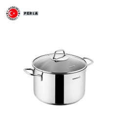 Nồi nấu bếp từ inox cao cấp Korkmaz Perla 4.8 lít thân cao - Ø20x16cm - A2698