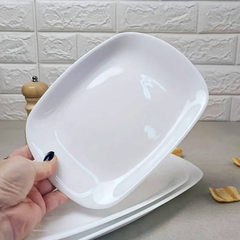 Đĩa thủy tinh chữ nhật nhỏ Parma 16.5 x 21.5 cm