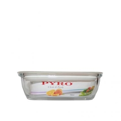 Khay nướng thủy tinh chịu nhiệt PYRO 700ml (tặng kèm nắp nhựa)