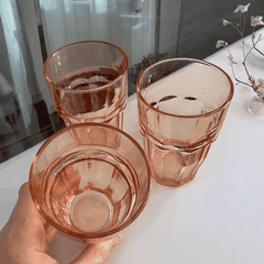 Ly thủy tinh chịu nhiệt Rock bar 37 cl hồng đào