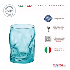 Ly thủy tinh Sorgente 30cl màu xanh biển nhạt