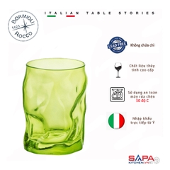 Ly thủy tinh Sorgente 30cl màu xanh lá nhạt