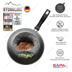 [KBB] Chảo cạn chống dính phủ đá thiên nhiên Stoneline 28cm - không bao bì