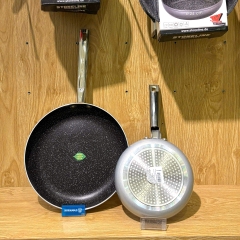 Bộ 2 chảo chống dính phủ đá thiên nhiên Stoneline Premium (20cm, 28cm)