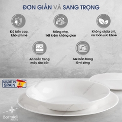 Đĩa thủy tinh oval lớn Toledo 30 cm