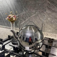 Ấm inox cao cấp Korkmaz Tombik 3.5 lít - Ø17x20cm - A094