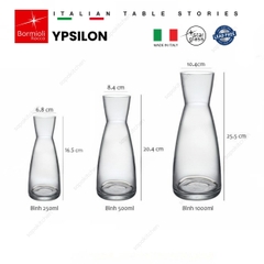 Bình rót thủy tinh Ypsilon 0.25L không nắp