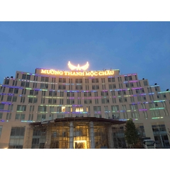 Trang trí đèn led chiếu sáng khách sạn Mường Thanh - Mộc Châu