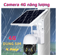 Camera ip Dùng sim 4G CG19 ESEECLOUD 4.0mp-năng lượng-xoay