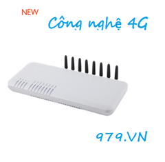 GoIP 8 kênh hổ trợ 4G– GOIP 8 Channels  4G GSM VOIP Gateway