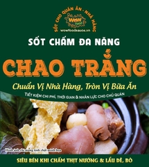 SỐT CHẤM CHAO TRẮNG